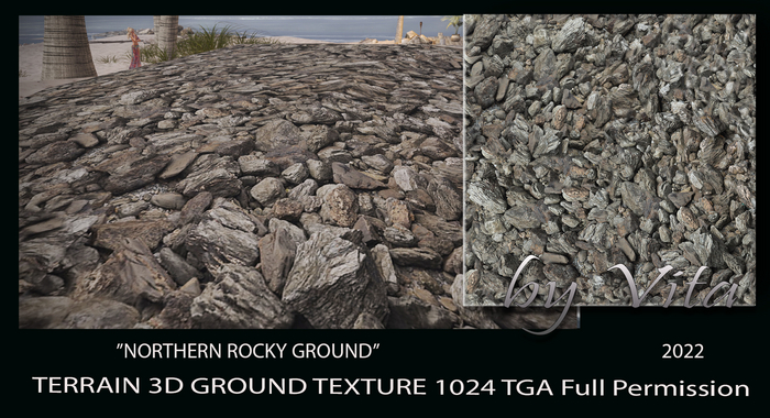 Vita's 3D Ground Texture - NORTHERN ROCKY GROUND 2022