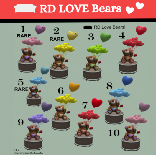 01 Love Bears Hug Me RARE