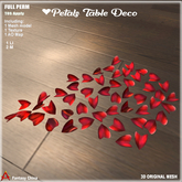 Full Perm Petals Table Deco