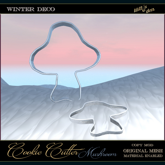 Lilith's Den - Cookie Cutter Mushroom
