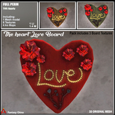 FULL PERM  Mesh The heart Love Board
