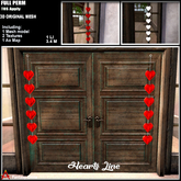 FULL PERM Mesh Hearts Line