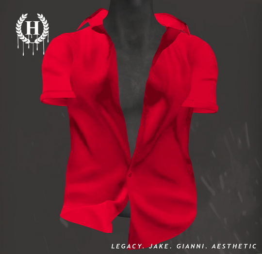 [Hyped] RED WARNING SHIRT