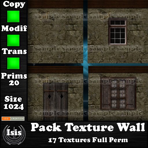 Pack Texture Wall Full Perm