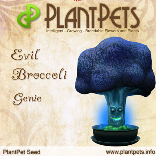 PlantPet Seed [Evil Broccoli *Genie*]