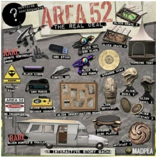 MadPea Area 52 - Alien Hunter's Trailer (t) RARE