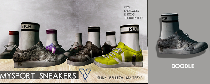 ::VOND:: MYSPORT SNEAKERS - DOODLE 