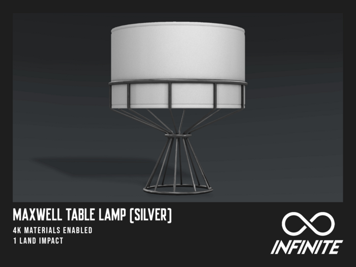 Infinite - Maxwell Table Lamp (Silver)