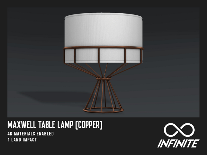 Infinite - Maxwell Table Lamp (Copper)