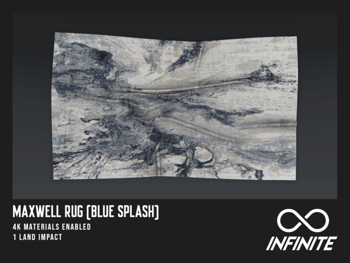 Infinite - Maxwell Rug (Blue Splash)