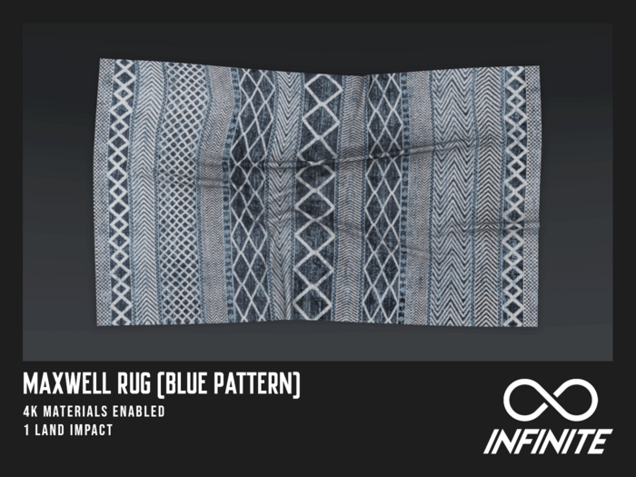 Infinite - Maxwell Rug (Blue Pattern)