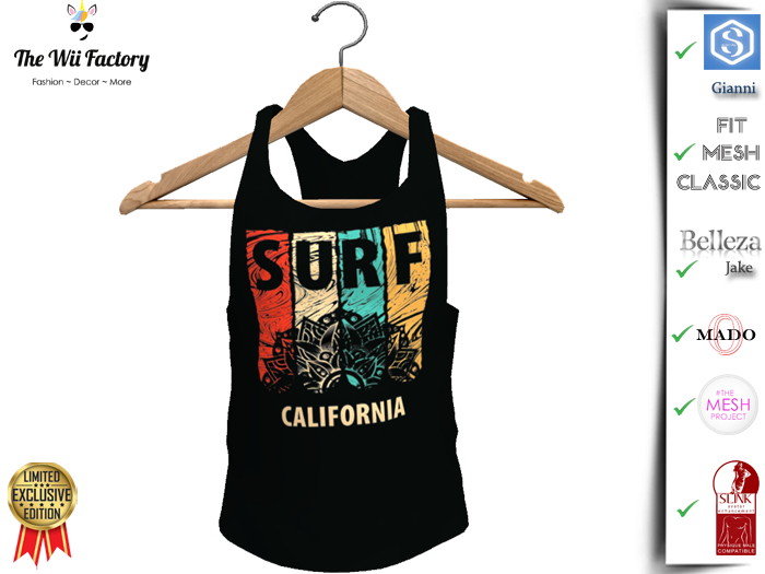 :TWF: Zeus Tank Top Surf
