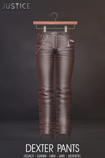 [JUSTICE] DEXTER PANTS - CHOCOLATE