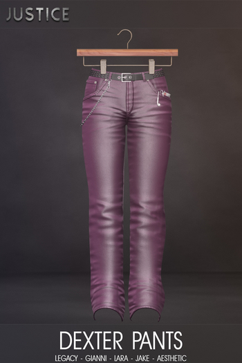 [JUSTICE] DEXTER PANTS - BERRY