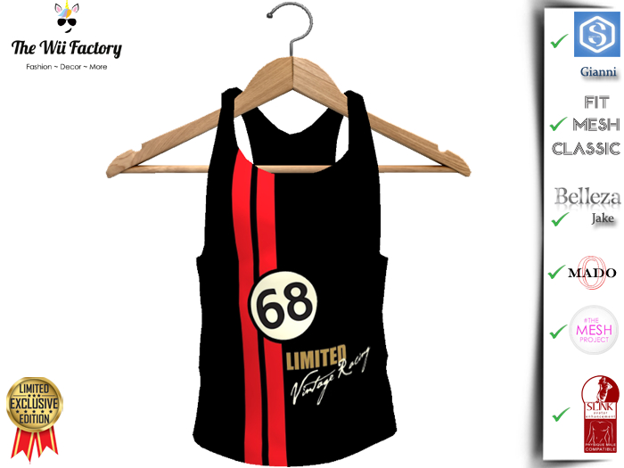 :TWF: Zeus Tank Top Vintage Racing