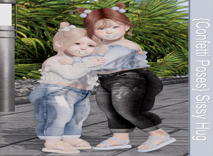 {Confetti Poses} Sissy Hug