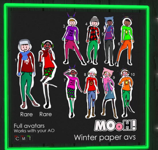 1. MOoH! Winter boy Trapper hat RARE