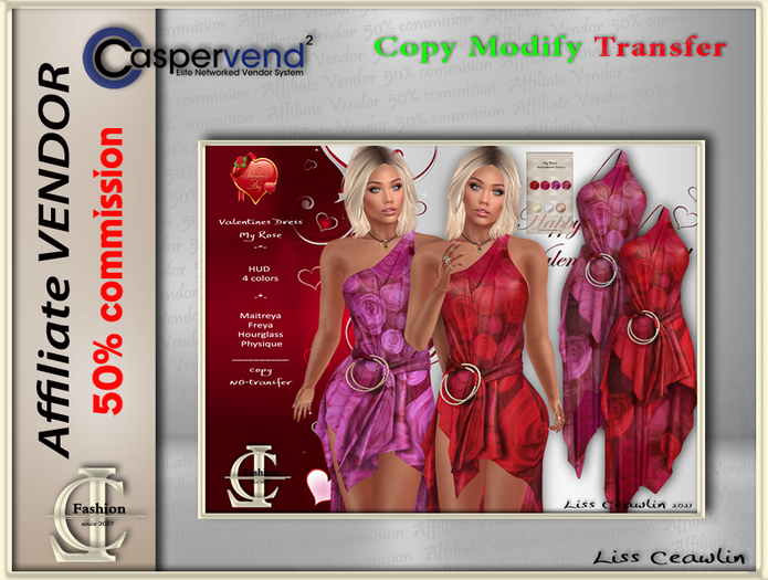 LC Affiliate Vendor [Valentines] - My Roses Dress [1 Vendor]