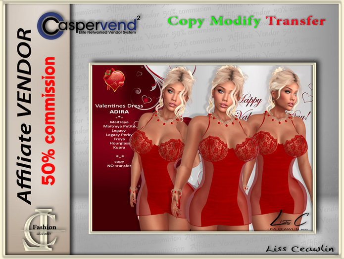LC Affiliate Vendor [Valentine's] - Adira Dress  [1 Vendor]