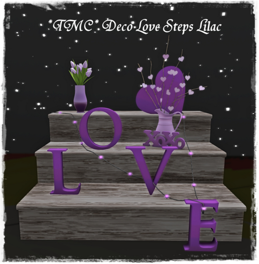 ~TMC~ Deco Love Steps Lilac