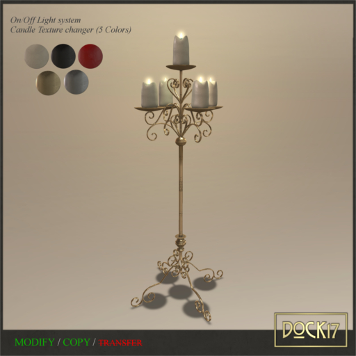 #Dock17# Chandelier Gold package (ADD)