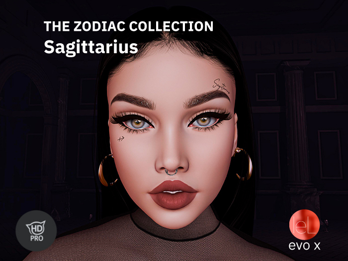 The Zodiac Collection Tattoo: Sagittarius (Lelutka Evo X + classic BoM)