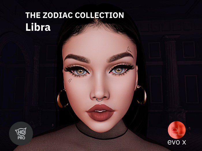 The Zodiac Collection Tattoo: Libra (Lelutka Evo X + classic BoM)