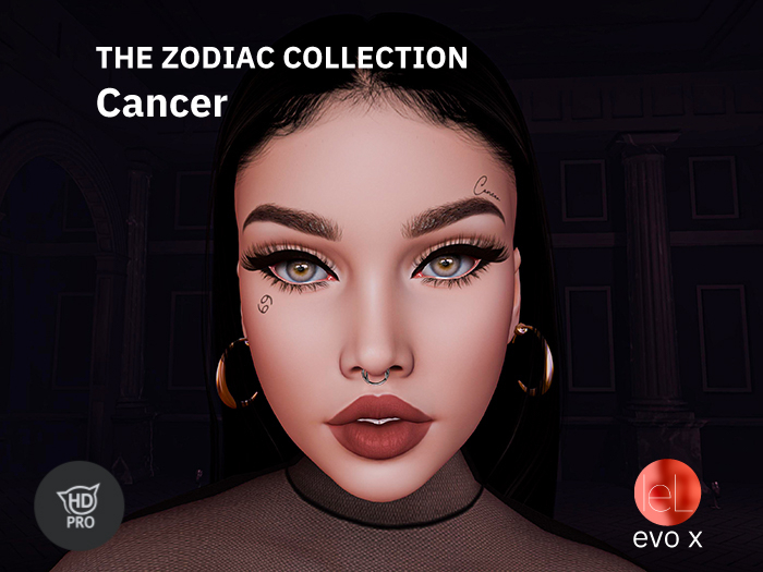 The Zodiac Collection Tattoo: Cancer (Lelutka Evo X + classic BoM)