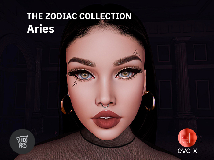 The Zodiac Collection Tattoo: Aries (Lelutka Evo X + classic BoM)