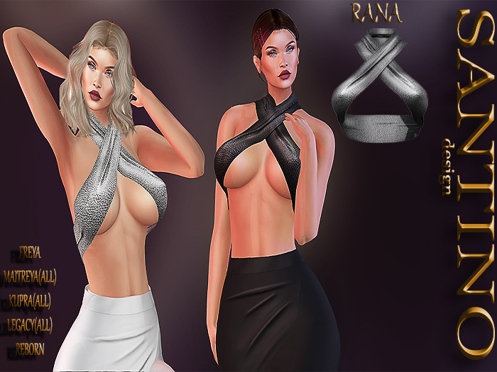 Santino Design-Cross Top-Grey