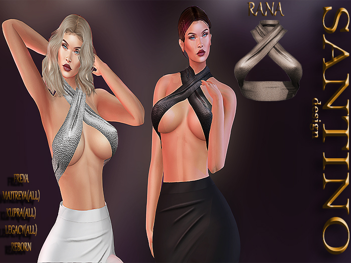 Santino Design-Cross Top-Mink