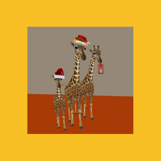 Giraffe Family, boxed