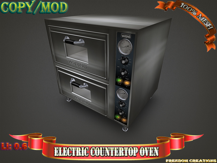 Electric countertop oven-Freedom creations