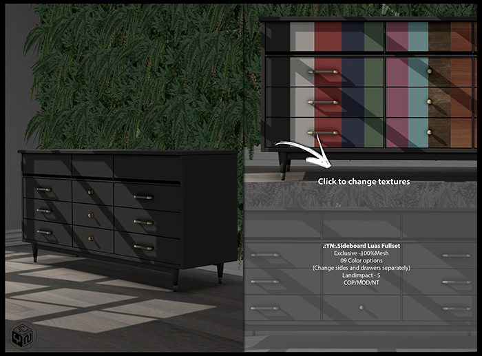 .:YN:.Sideboard Luas Fullset