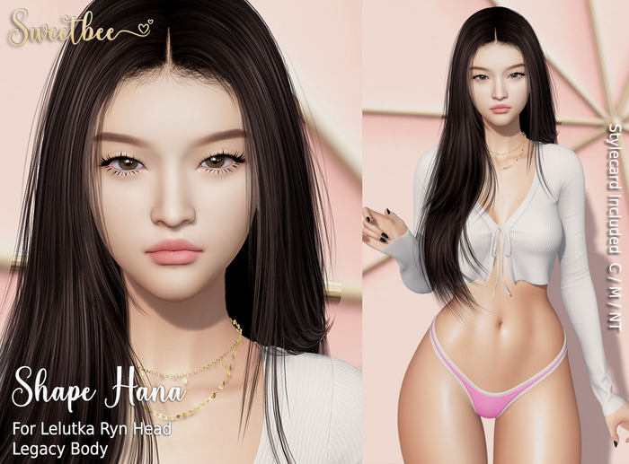 [Sweetbee] - Shape Hana (Lelutka Ryn Head)