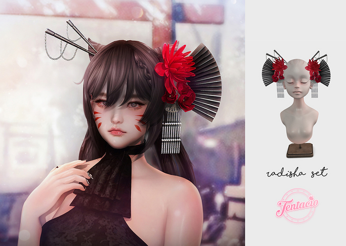 *Tentacio* Radisha headpiece fatpack