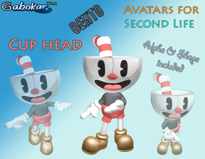 COMPLETE AVATAR - CUP HEAD [CUPHEAD] (BENTO)