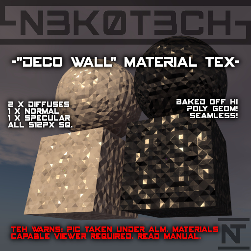 [-NT-] 'Deco Wall' Material Tex [Boxed]