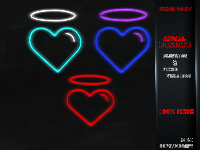 .. Indicax420 .. AngelHeart Neon Sign 