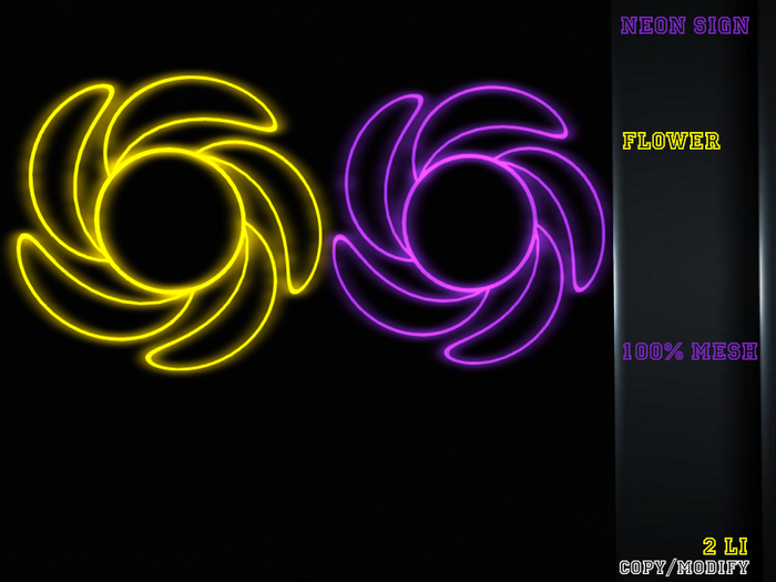 .. Indicax420 .. Flower Neon Sign - add/res