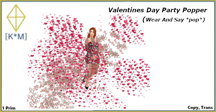 [K*M] Valentines Day Party Popper