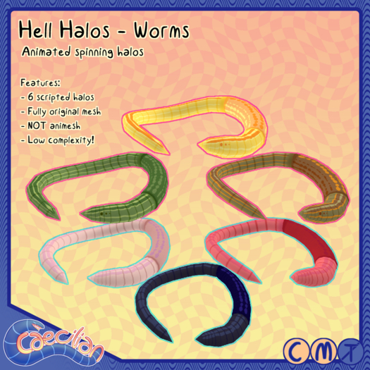 Caecilian - Hell Halos [Worms] (boxed)