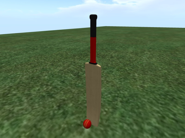 TM Cricket Bat - Full Permissions - Prop - Ball Included