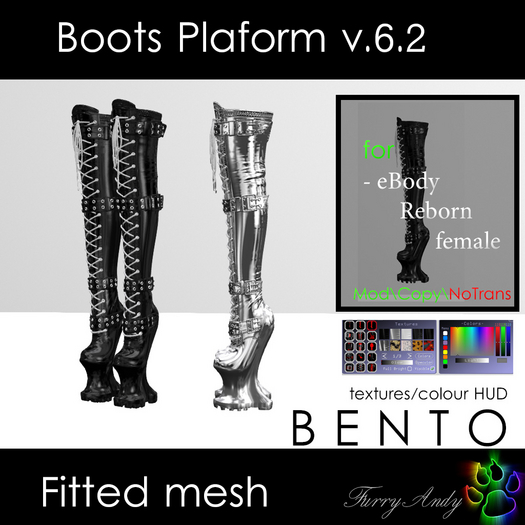 DEMO - Furry Andy - Boots Platform v6.2 - eBody Reborn