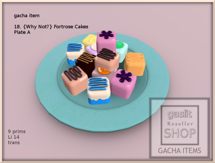 18. {Why Not?} Fortrose Cakes Plate A