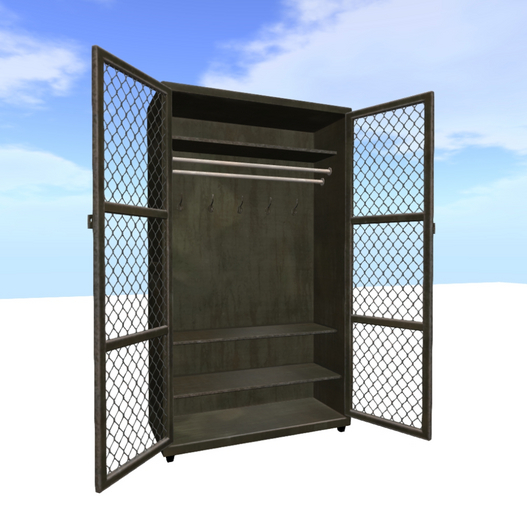 Old metal Locker v8 Mesh