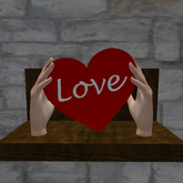 Love Wallshelf 1 box 4 Prims