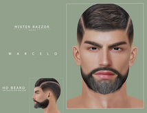 ((Mister Razzor)) Marcelo HD BEARD For Lelutka Evolution