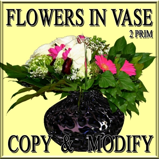 * GuTi 2 prim plant copyable Floristic white Roses Bouquet 1