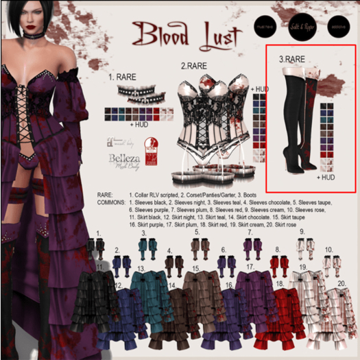 S&P Blood Lust Boots RARE